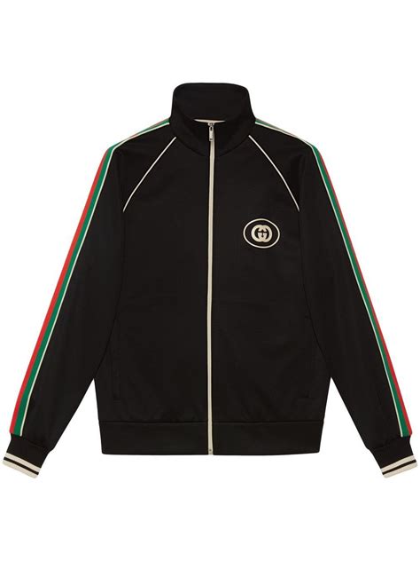 gucci track jacket|farfetch gucci jacket.